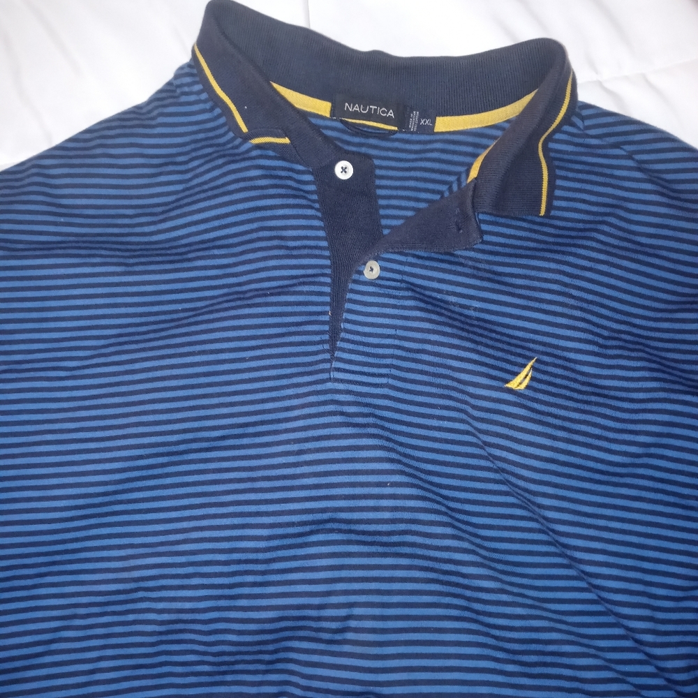 Navy blue nautica polo